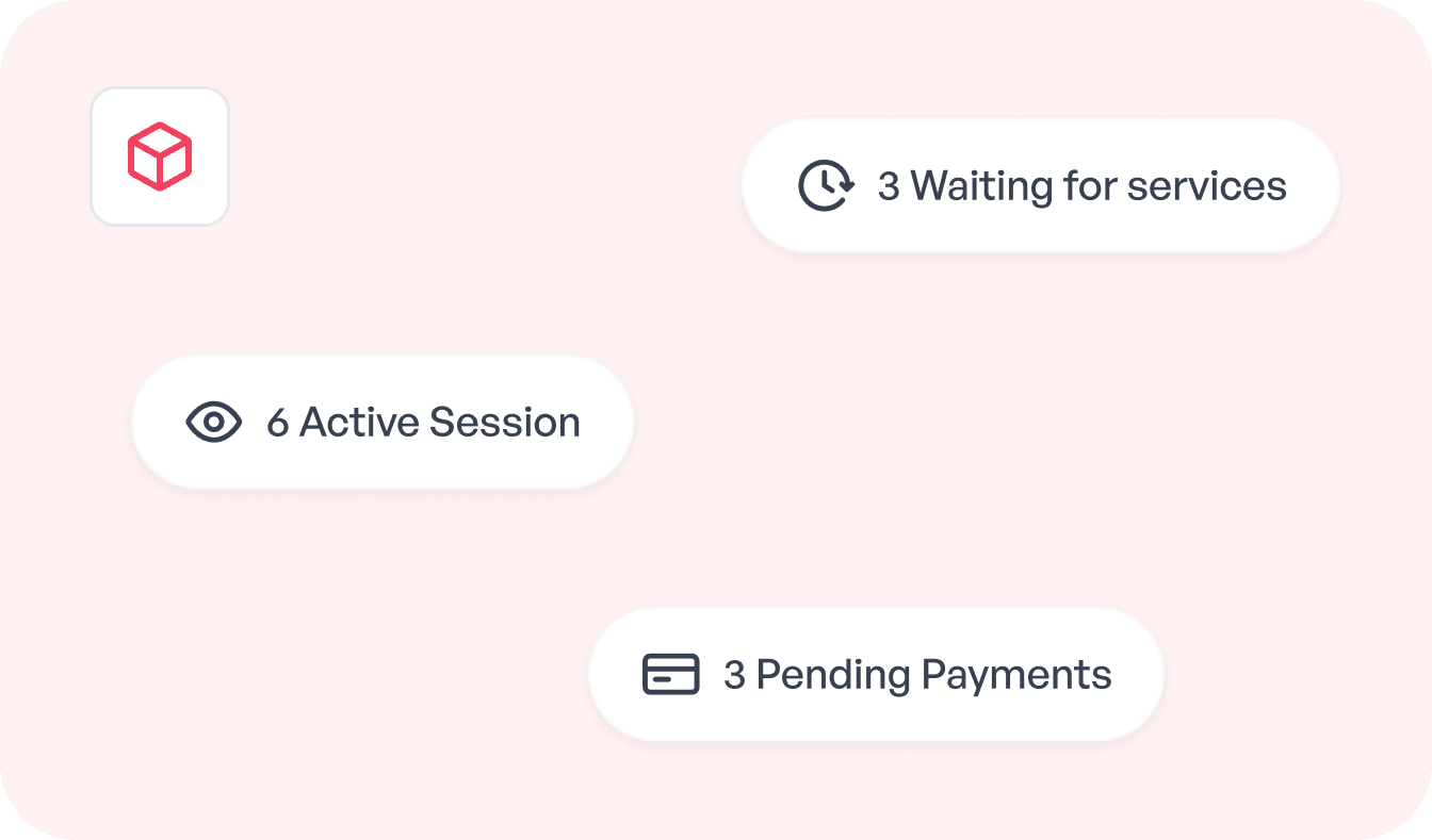 Shared view for front desk and staff